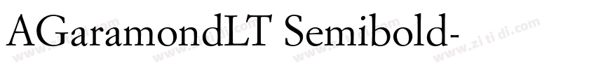 AGaramondLT Semibold字体转换